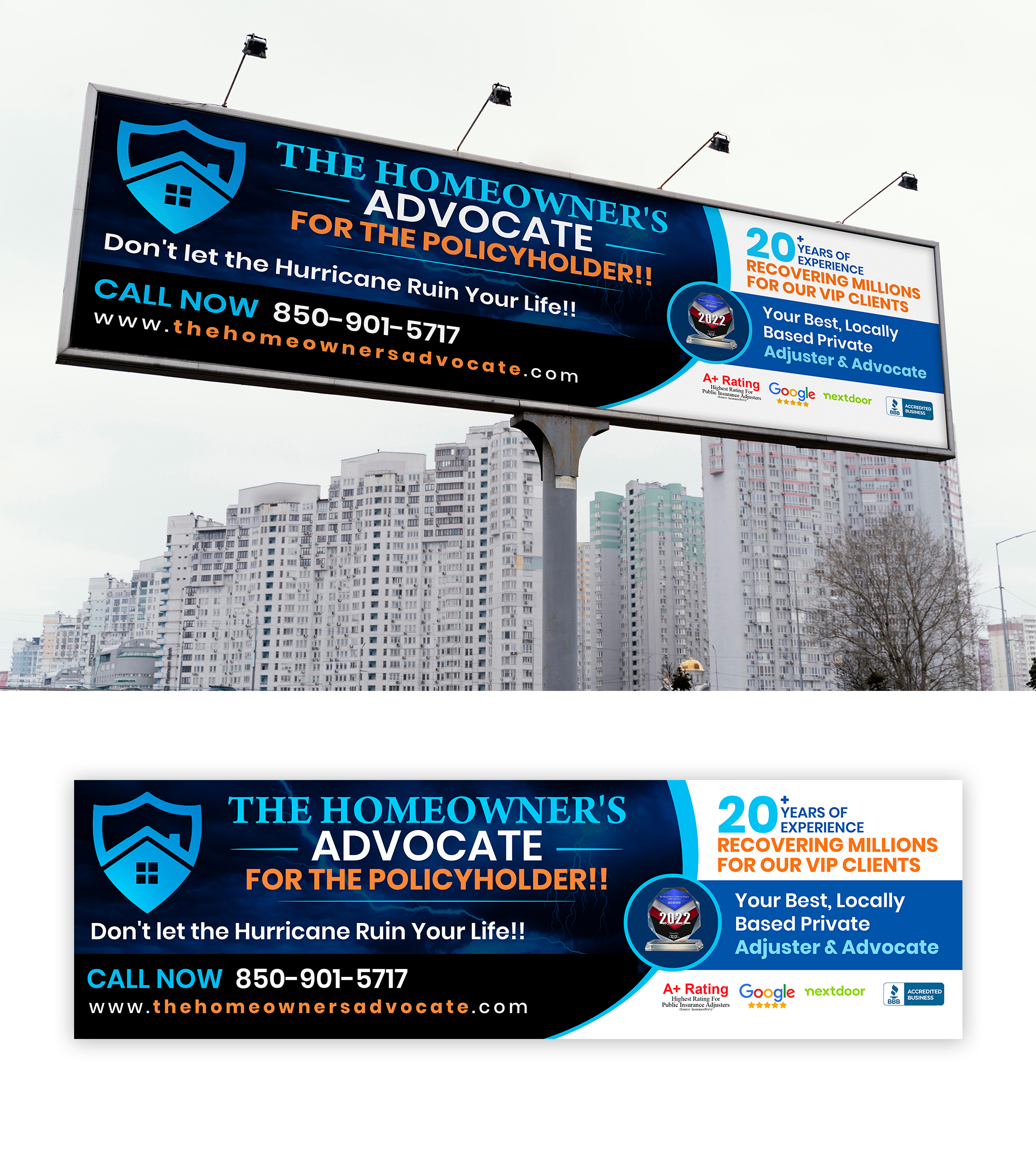 Billboard Design by debdesign for The HomeOwner's Advocate | Design #30812025