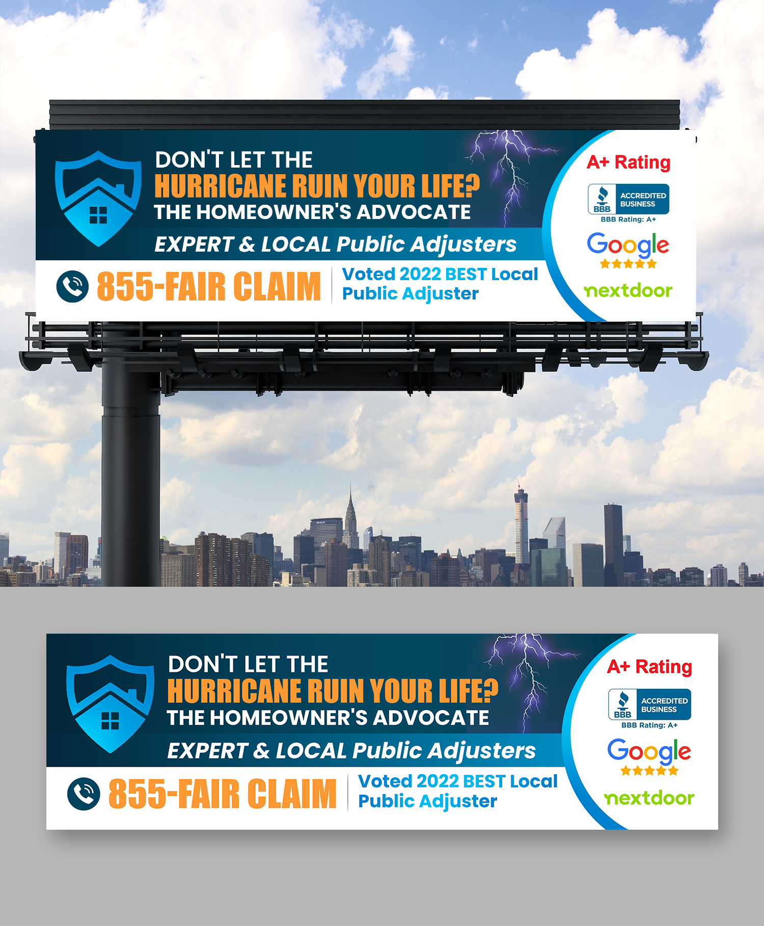 Billboard Design by debdesign for The HomeOwner's Advocate | Design #30940004