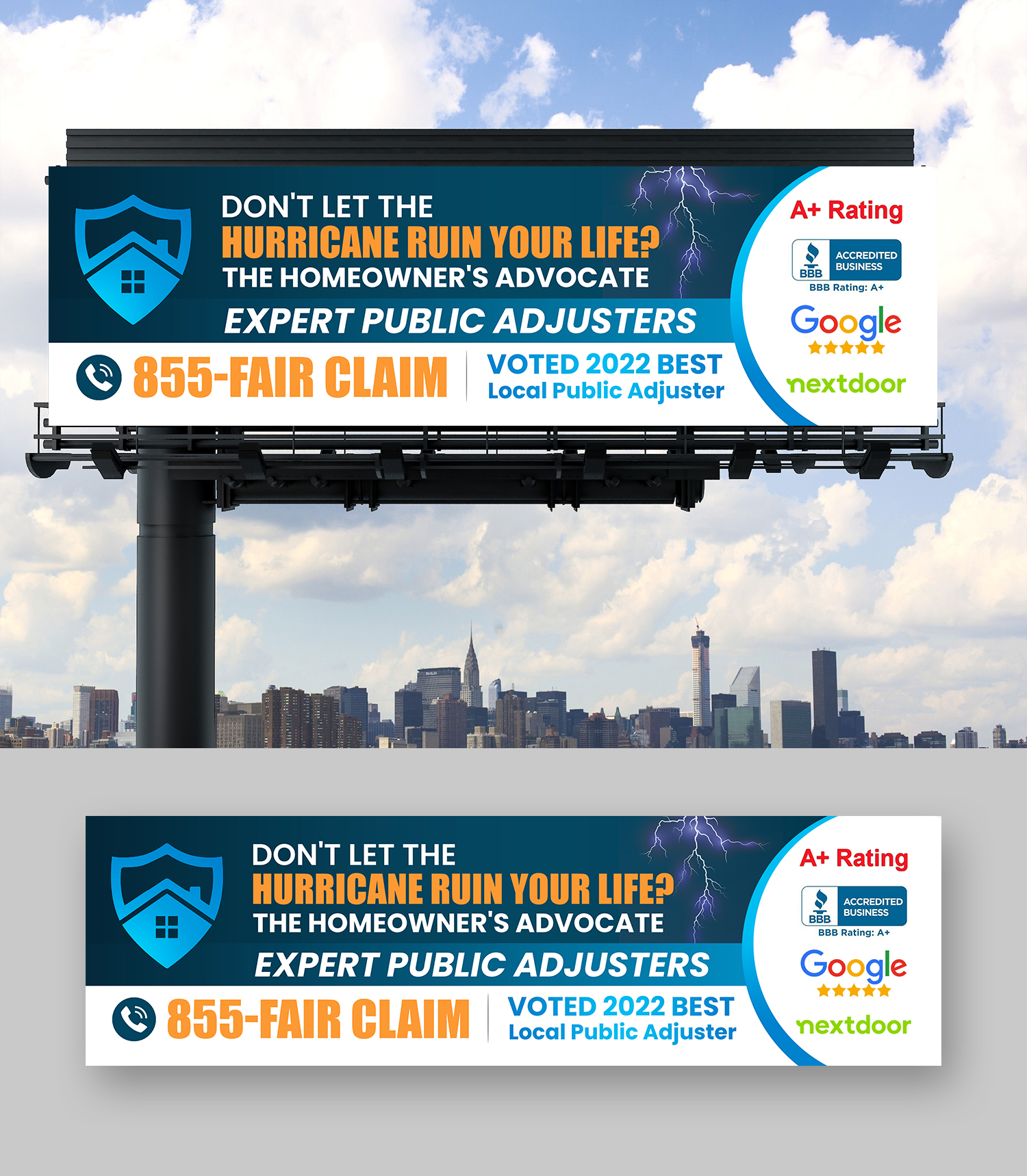 Billboard Design by debdesign for The HomeOwner's Advocate | Design #30971937