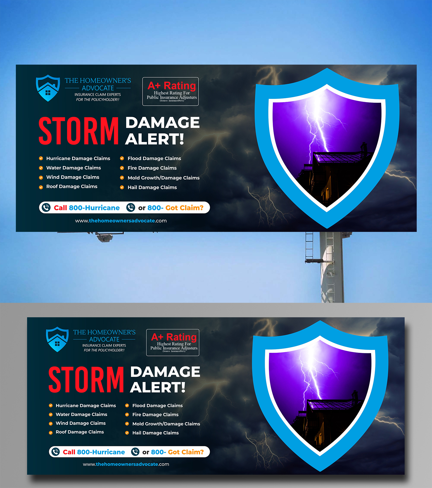 Billboard Design by ecorokerz for The HomeOwner's Advocate | Design #30797252