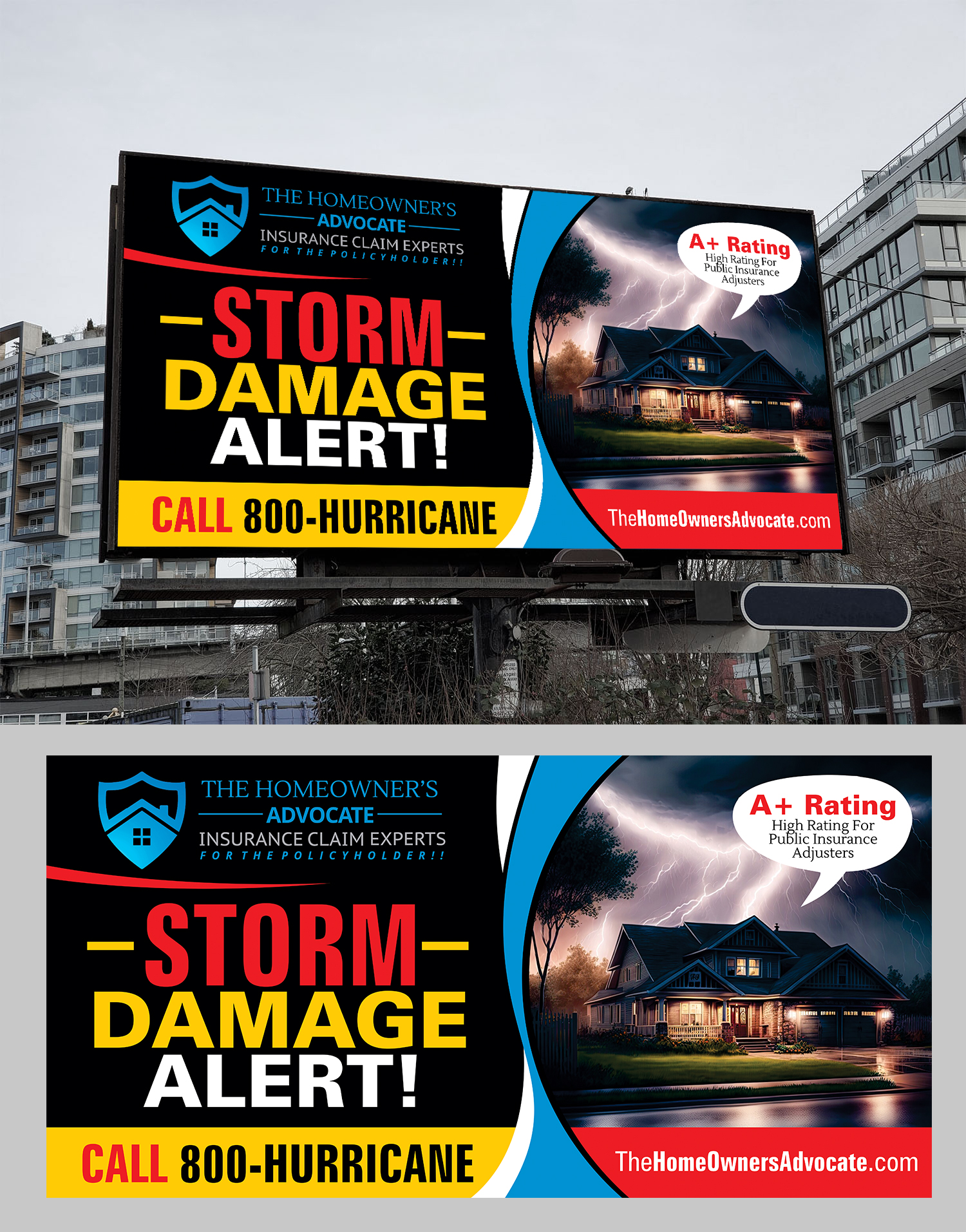 Billboard Design by Aurora:) for The HomeOwner's Advocate | Design #30795973
