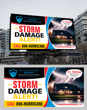 Billboard Design by Aurora:) for The HomeOwner's Advocate | Design: #30795988