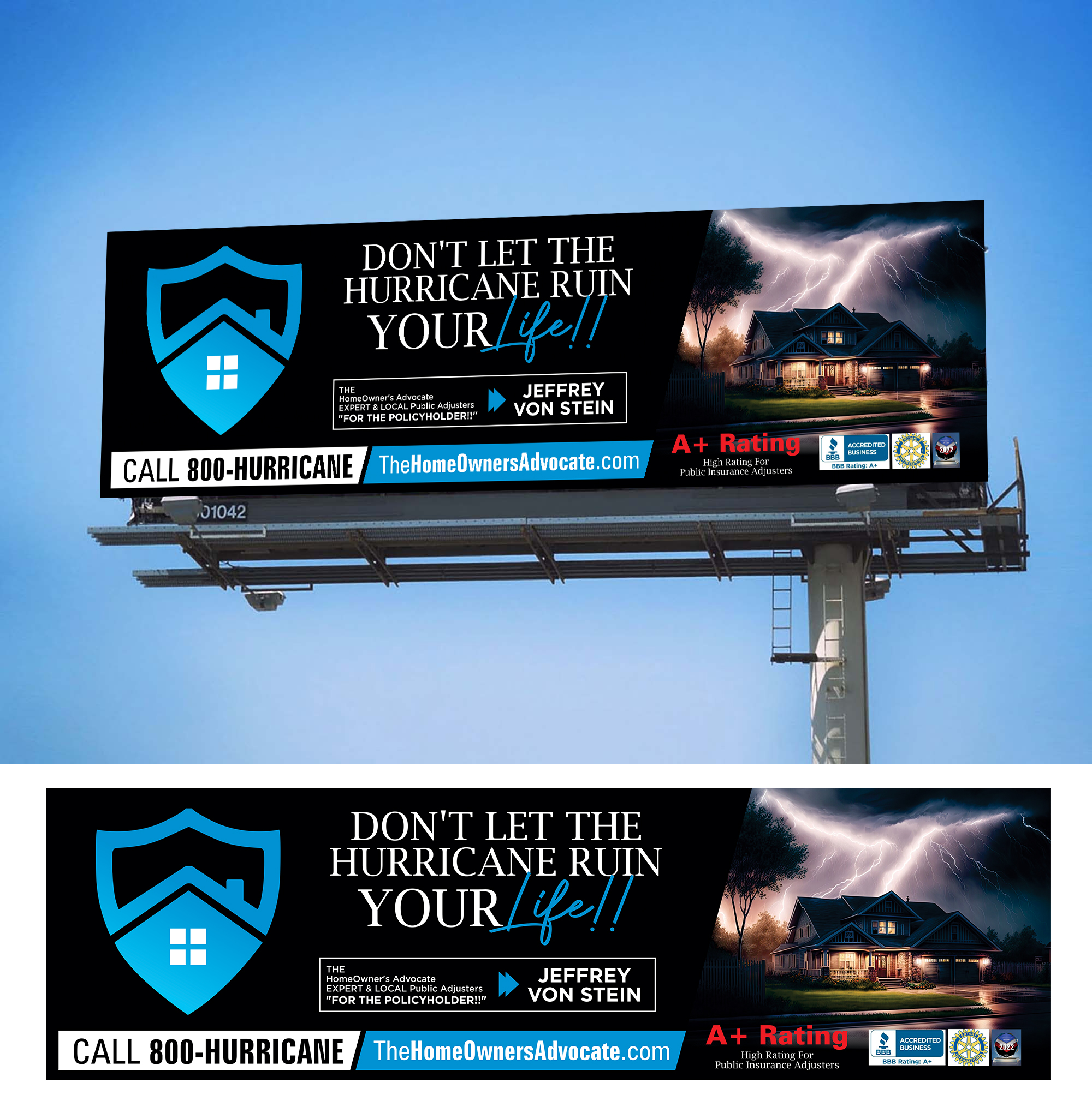 Billboard Design by Aurora:) for The HomeOwner's Advocate | Design #30802276