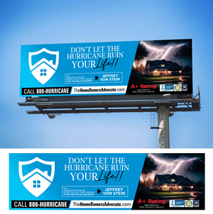 Billboard Design by Aurora:) for The HomeOwner's Advocate | Design: #30802277