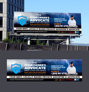 Billboard Design by fastdesign360 for The HomeOwner's Advocate | Design: #30810279