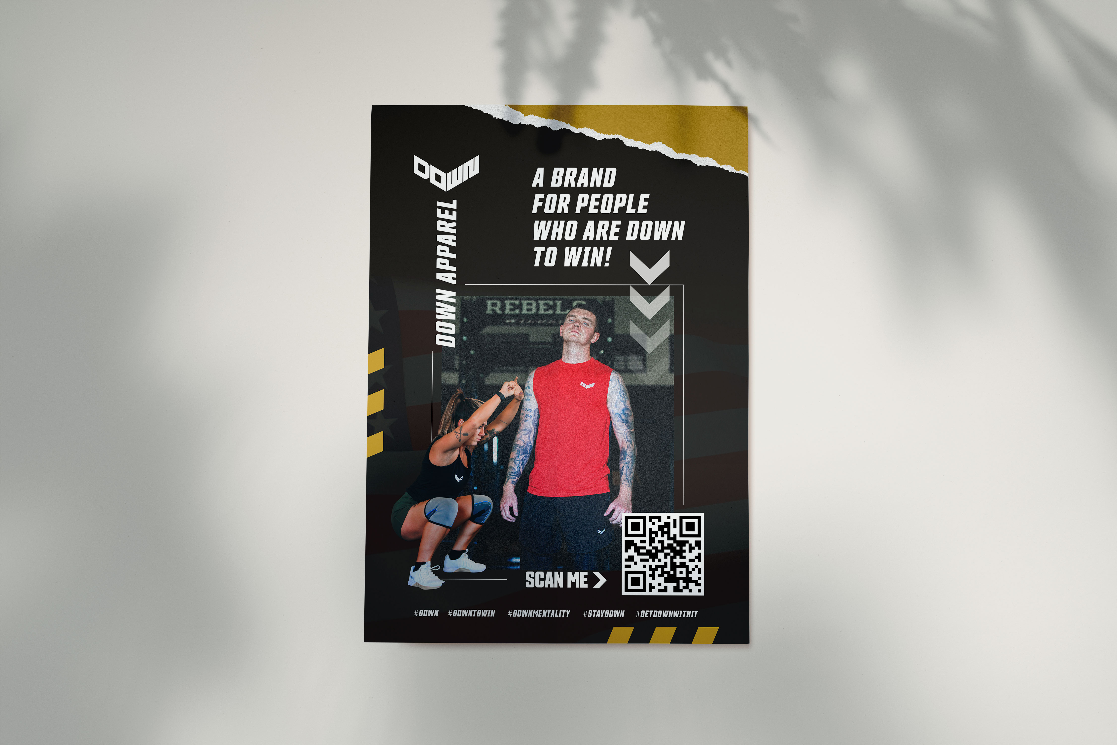 Flyer-Design von Michael Oyugi für DOWN APPAREL | Design #30831013