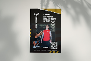 Flyer Design by Michael Oyugi for DOWN APPAREL | Design #30831013