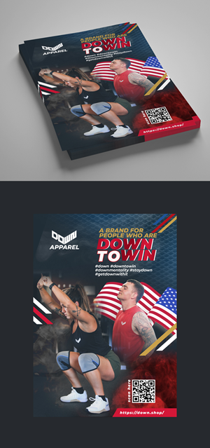 Diseño de Flyer por Hitbar para DOWN APPAREL | Diseño: #30820594