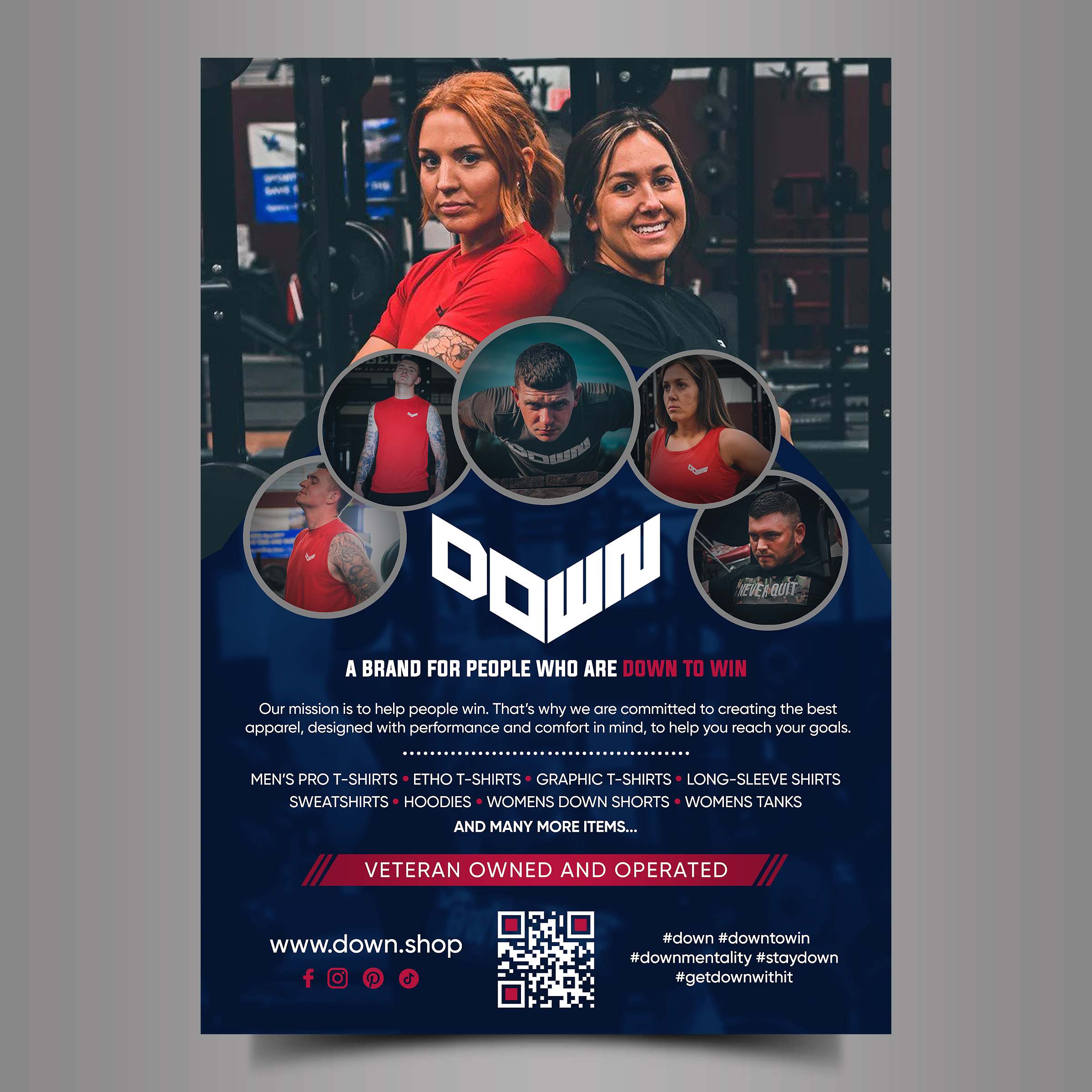 Flyer Design by Designers Hub for DOWN APPAREL | Design #30815842