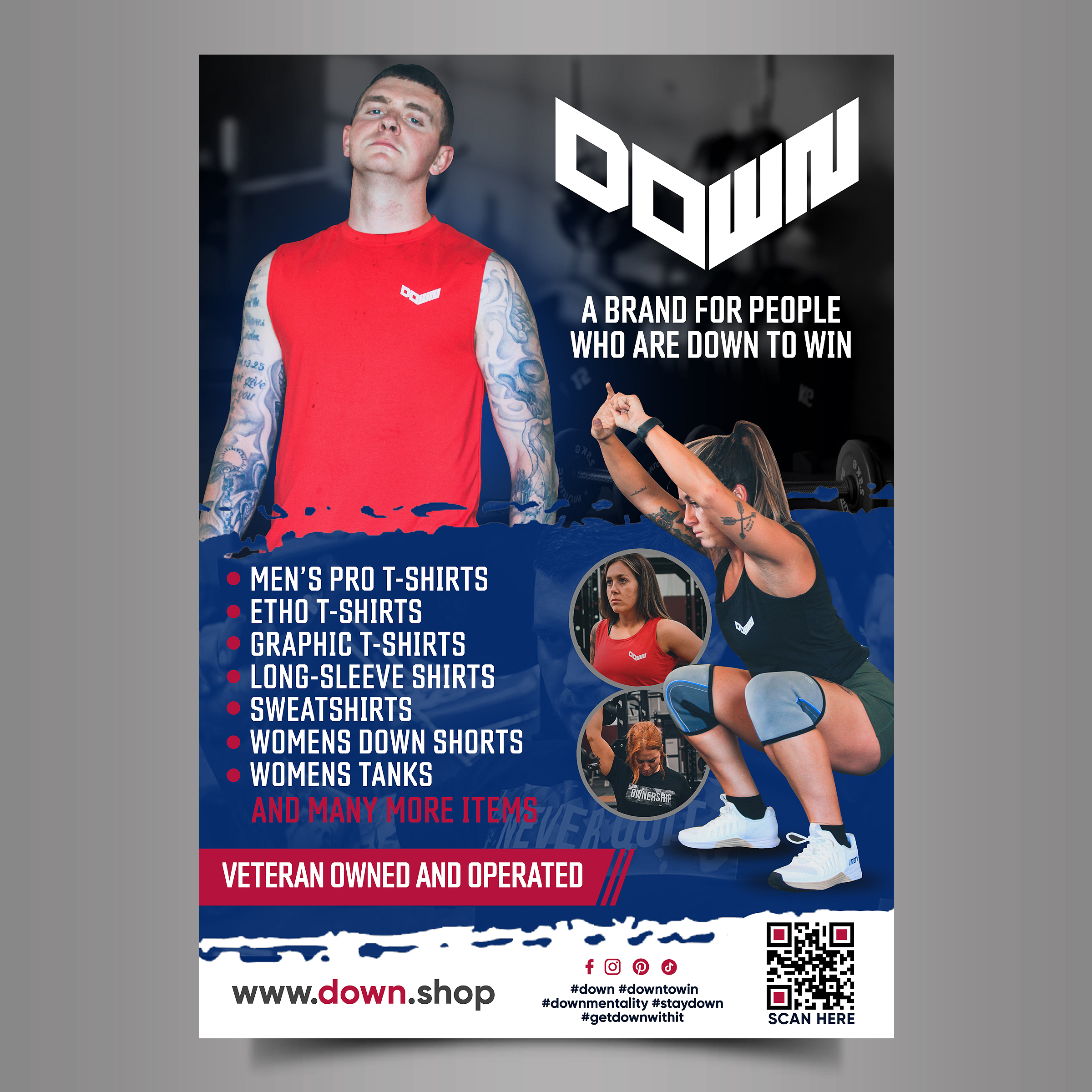 Flyer Design by Designers Hub for DOWN APPAREL | Design #30830723