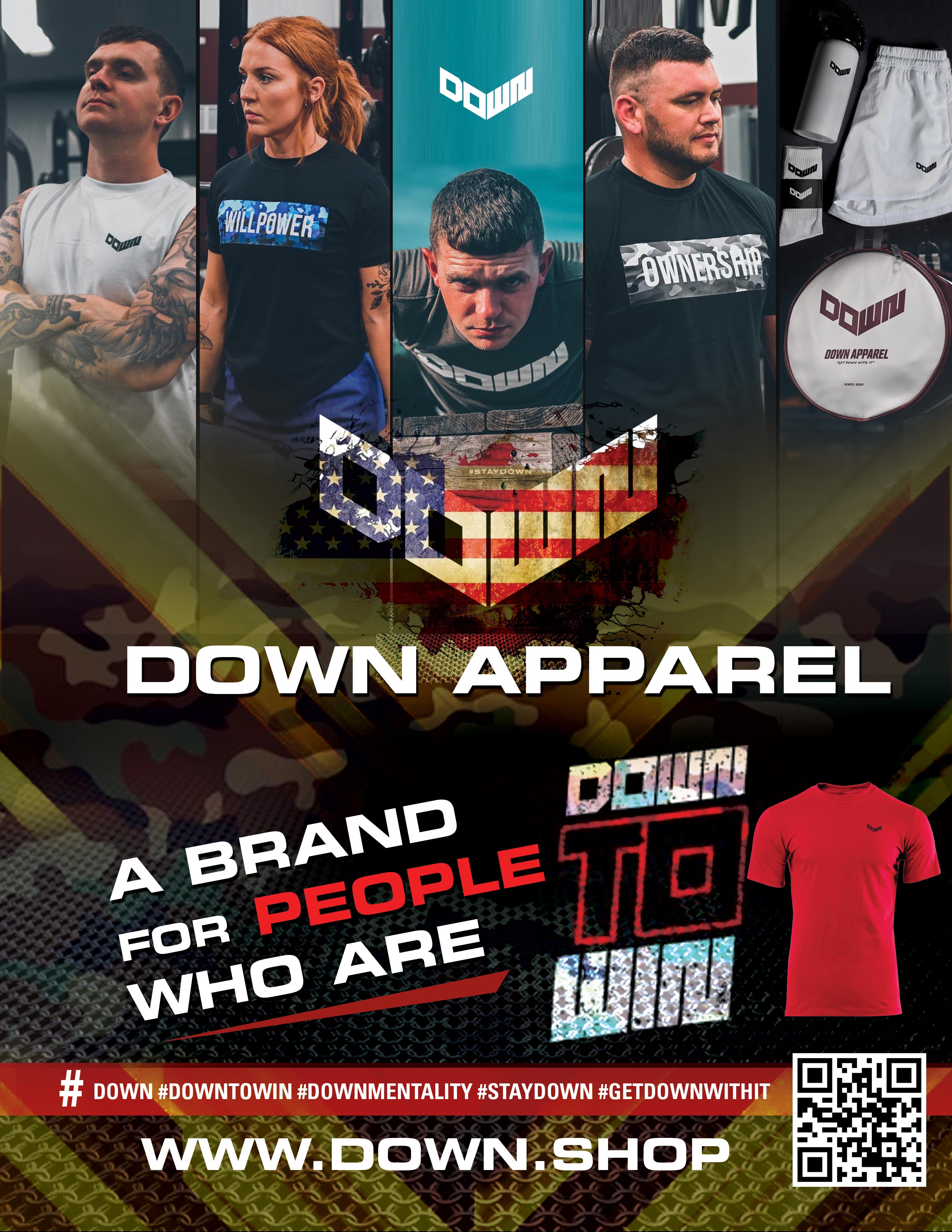 Flyer-Design von uk für DOWN APPAREL | Design #30817003