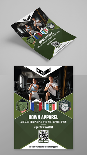 Design de Flyer par KreativeMadz pour DOWN APPAREL | Design : #30806650