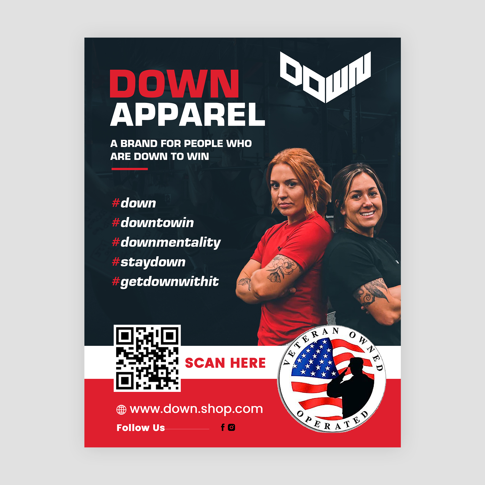 Flyer-Design von Design Motion für DOWN APPAREL | Design #30808274