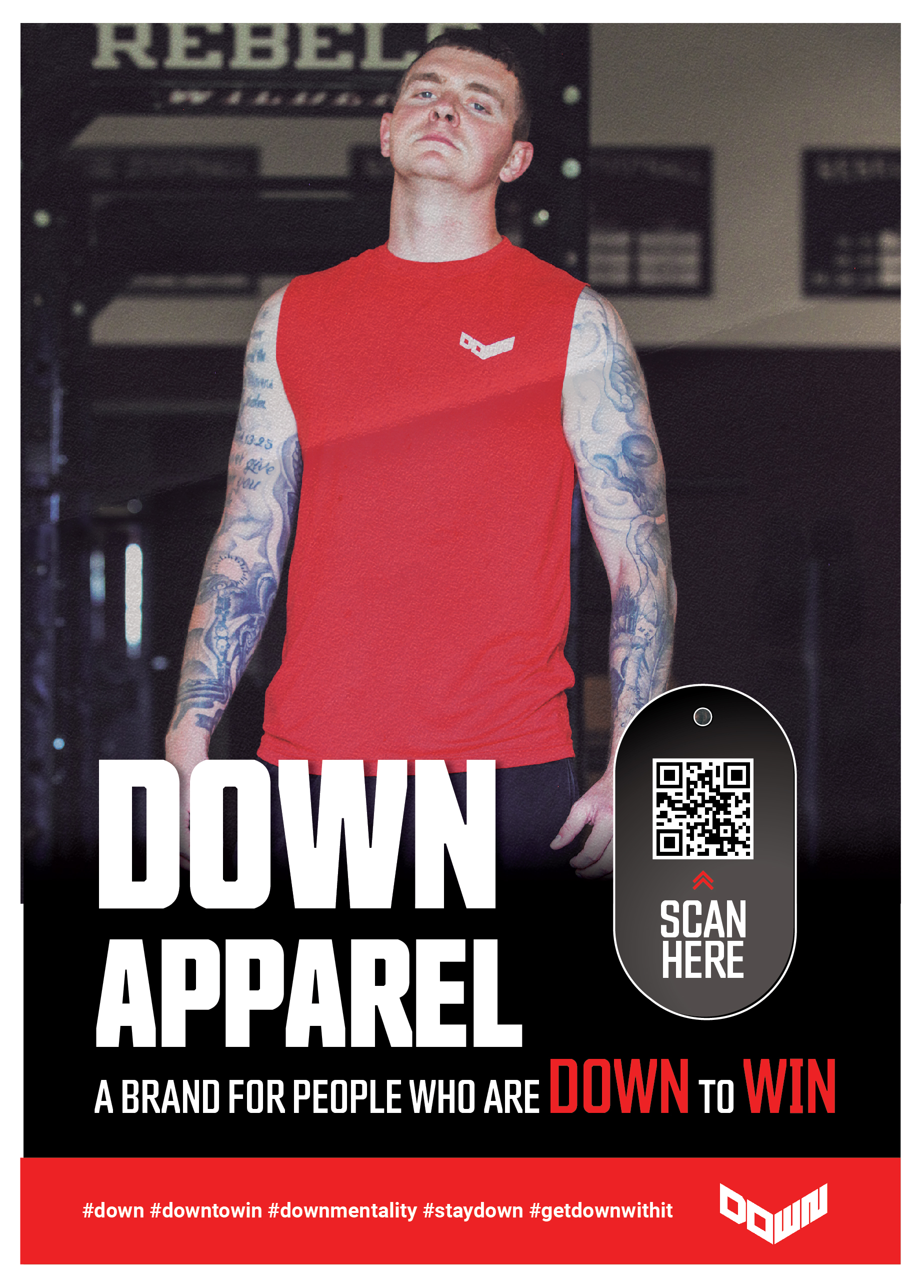 Flyer Design by Muhammad Amir Syahmi for DOWN APPAREL | Design #30812156