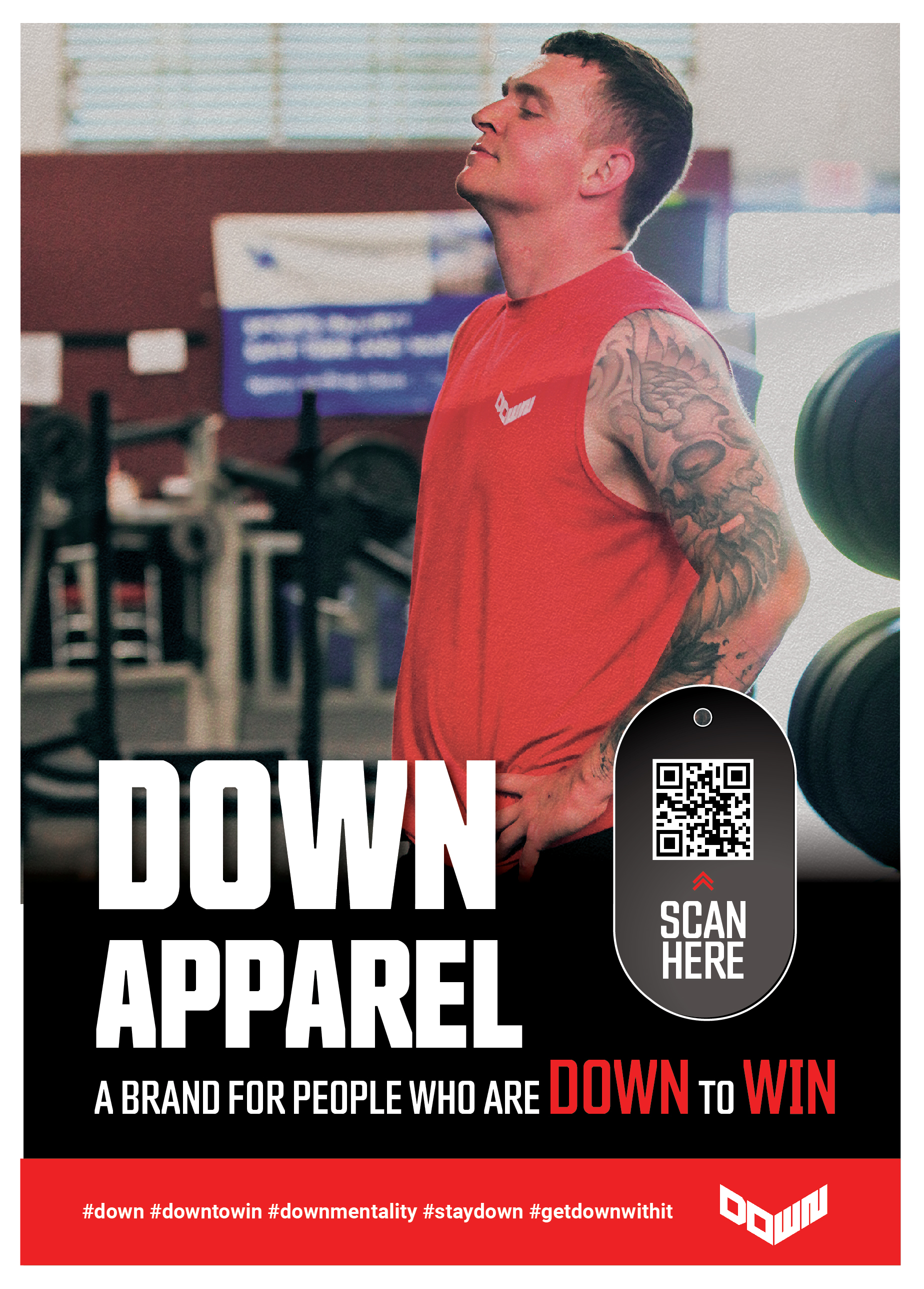 Flyer Design by Muhammad Amir Syahmi for DOWN APPAREL | Design #30812157