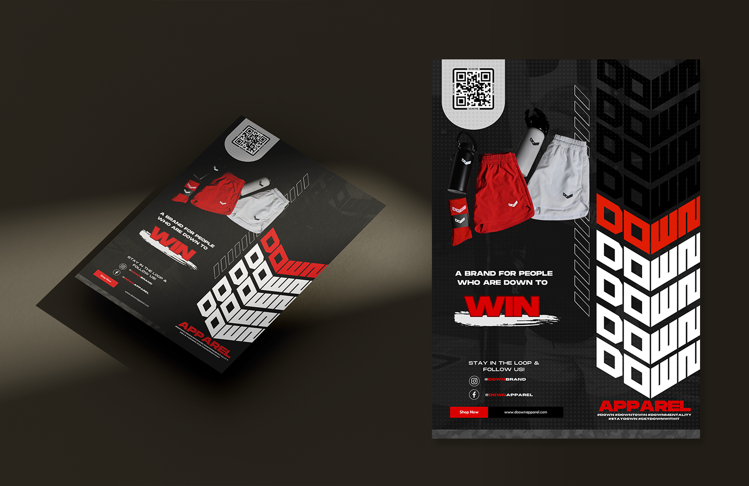 Flyer Design by AP Creatives for DOWN APPAREL | Design #30798337
