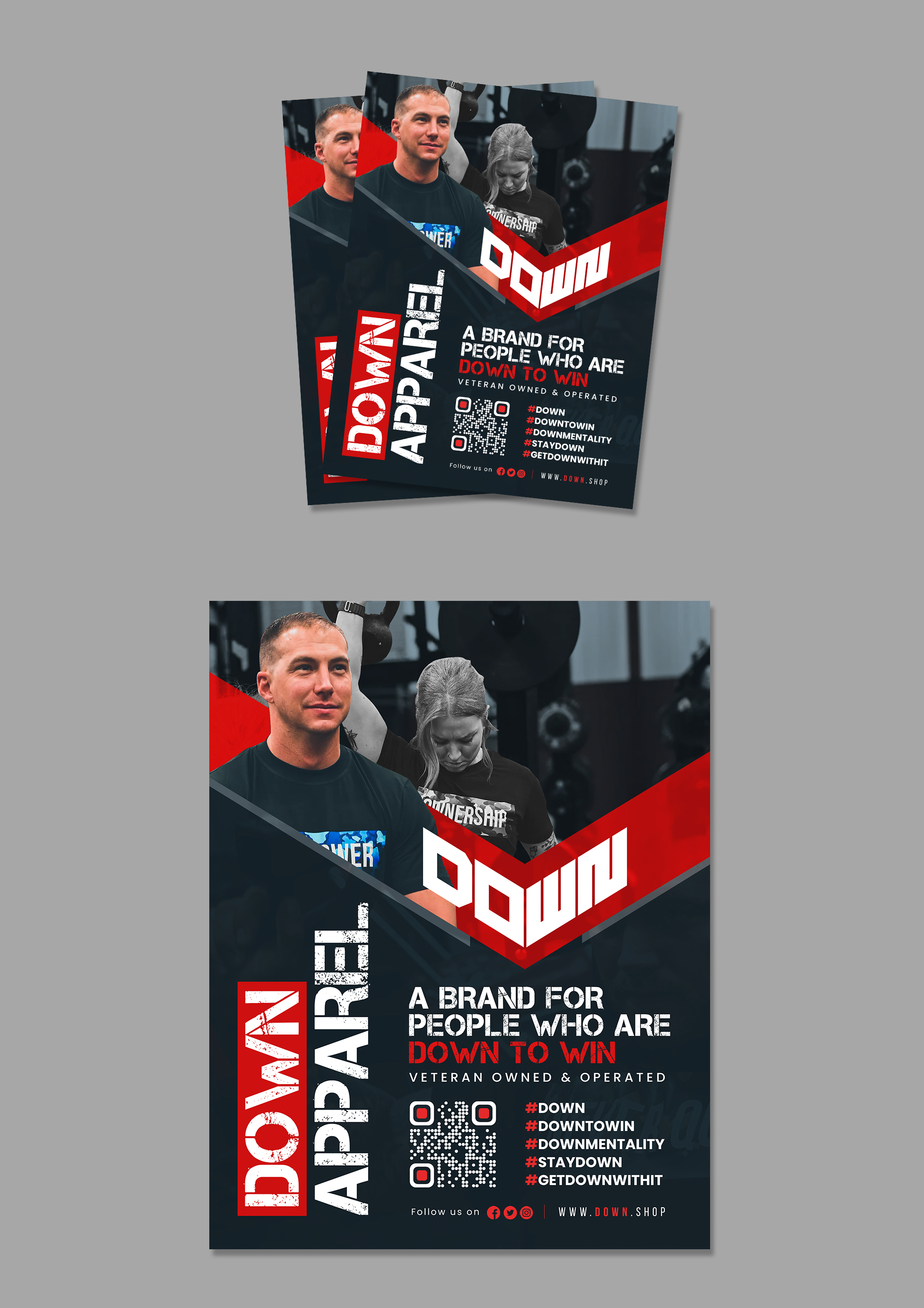 Design de Flyer par debdesign pour DOWN APPAREL | Design #30813792