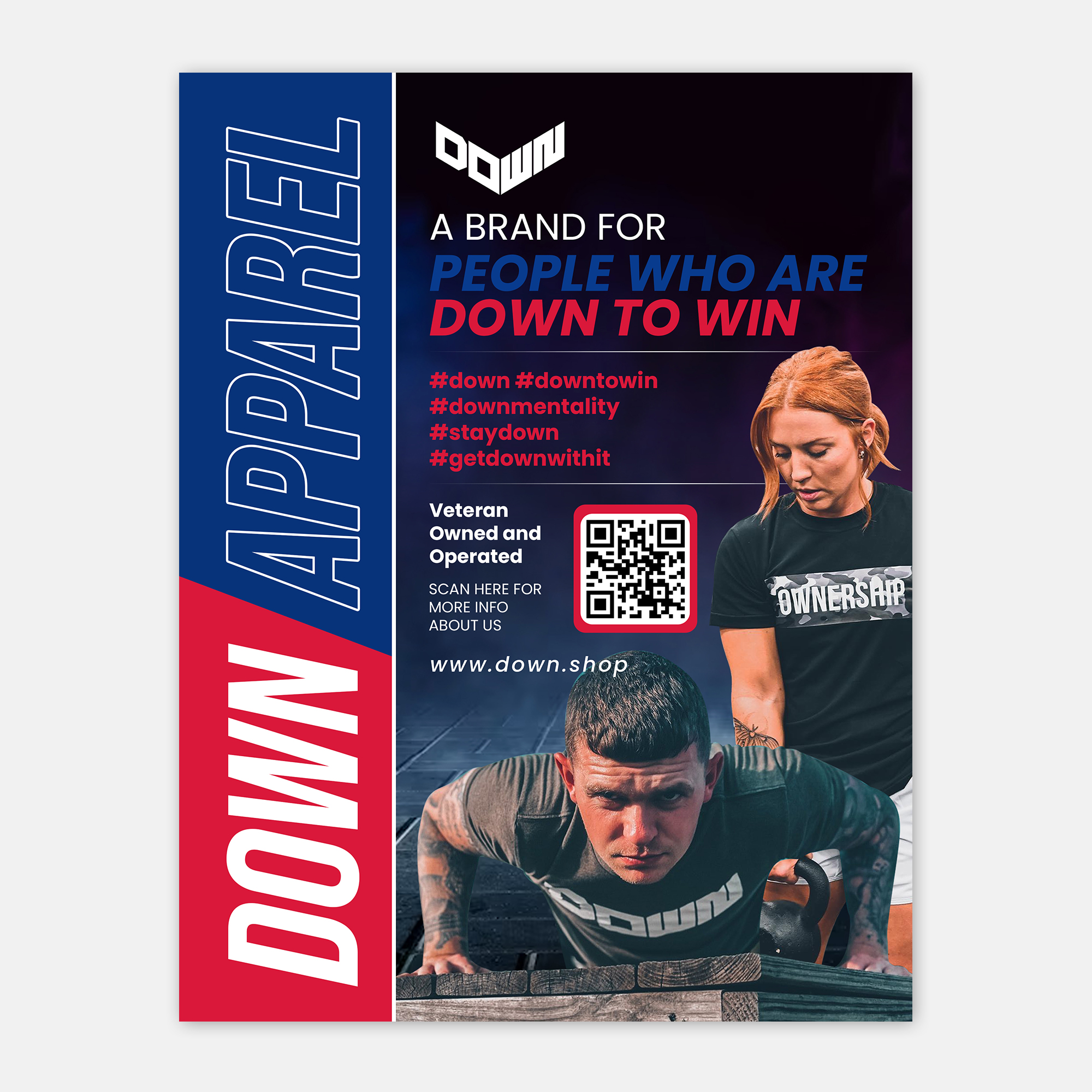 Diseño de Flyer por debdesign para DOWN APPAREL | Diseño #30815265