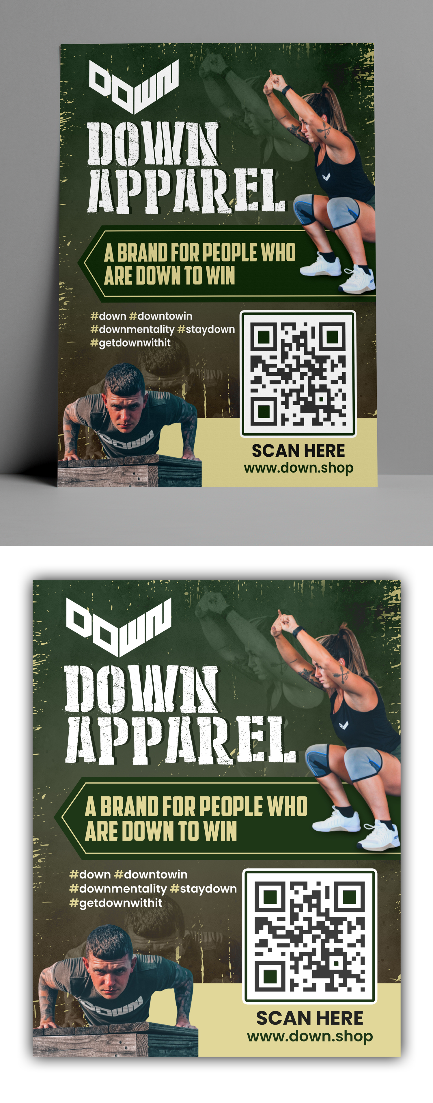 Design de Flyer par debdesign pour DOWN APPAREL | Design #30815568