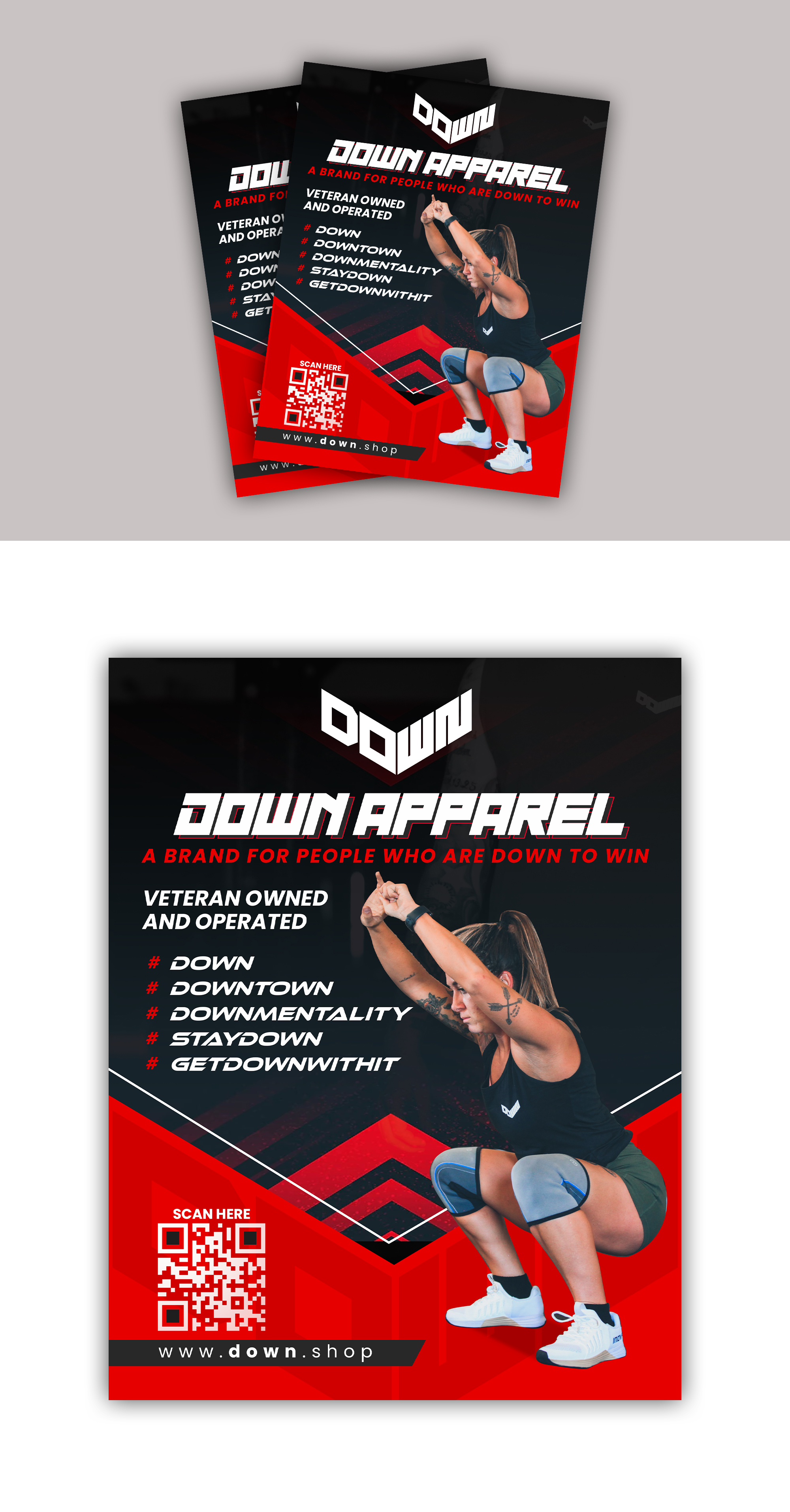 Design de Flyer par debdesign pour DOWN APPAREL | Design #30817428