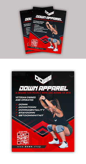 Flyer Design by debdesign for DOWN APPAREL | Design: #30817428