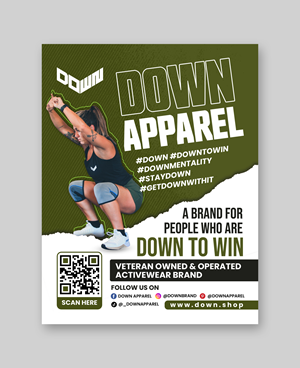Design de Flyer par debdesign pour DOWN APPAREL | Design : #30836980