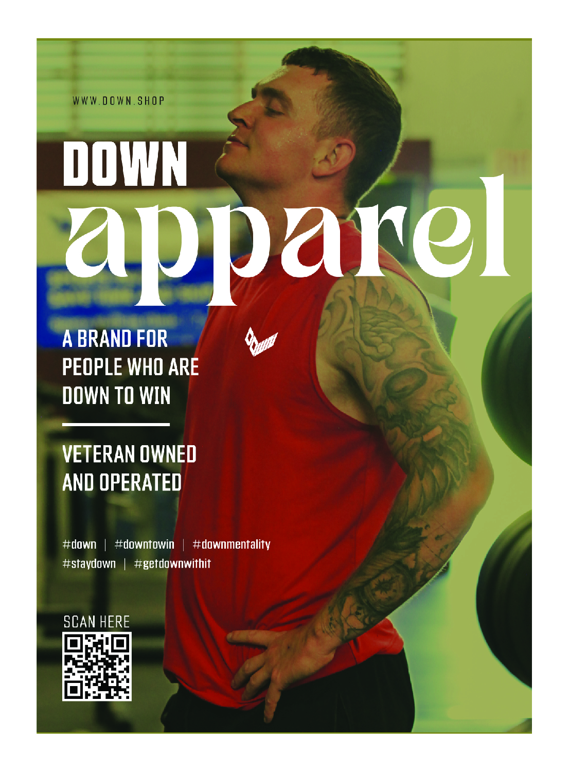 Flyer-Design von nitin.kondhare2010 für DOWN APPAREL | Design #30820906