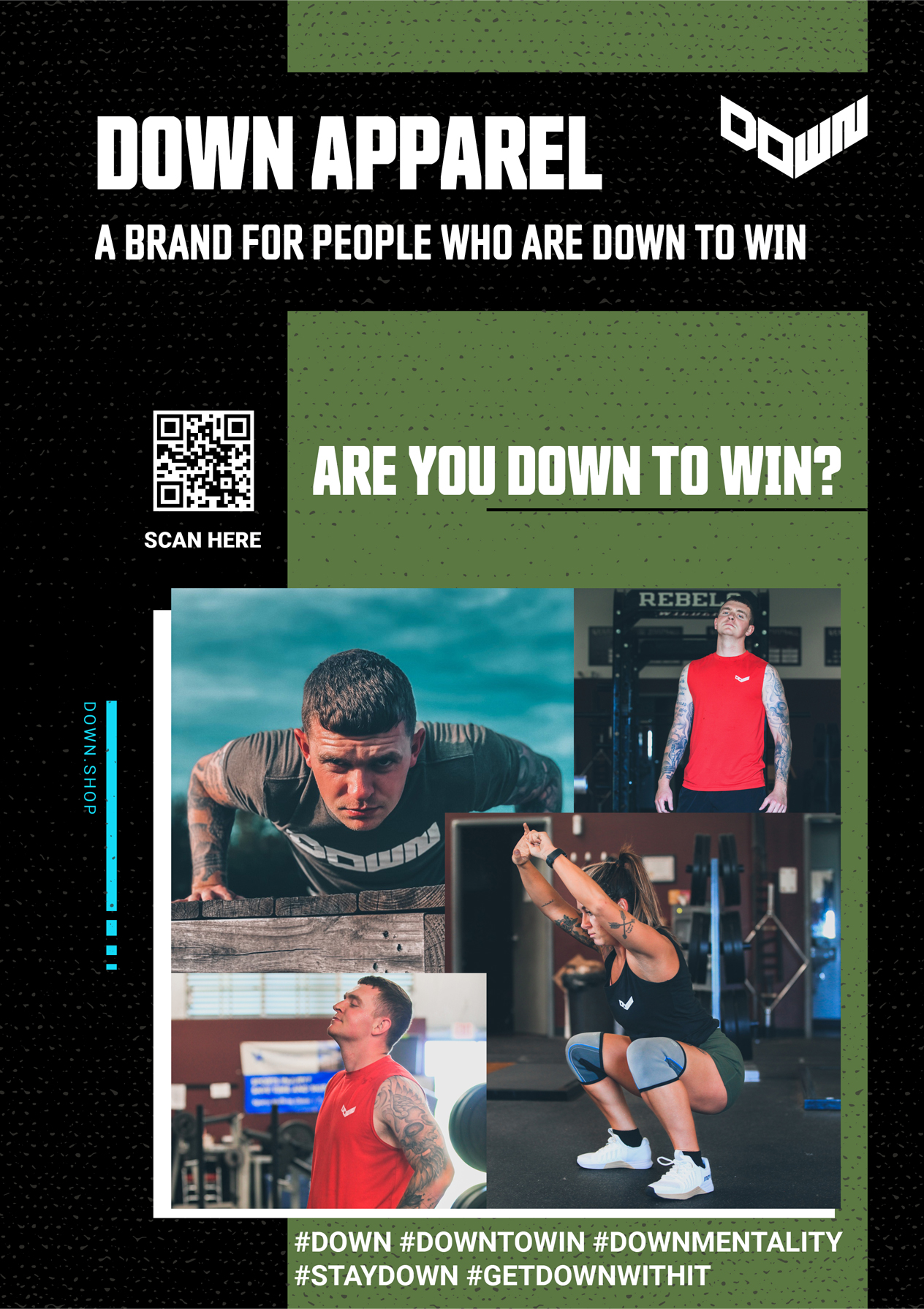 Flyer Design by technoguy for DOWN APPAREL | Design #30824313