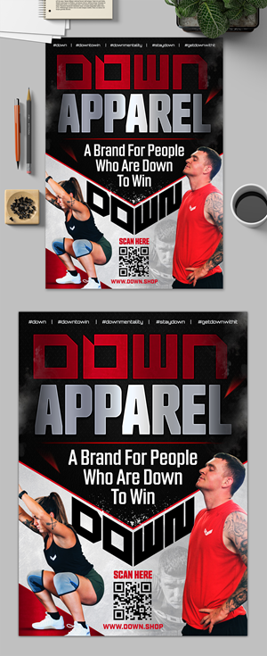 Flyer Design by SAI DESIGNS for DOWN APPAREL | Design: #30824603