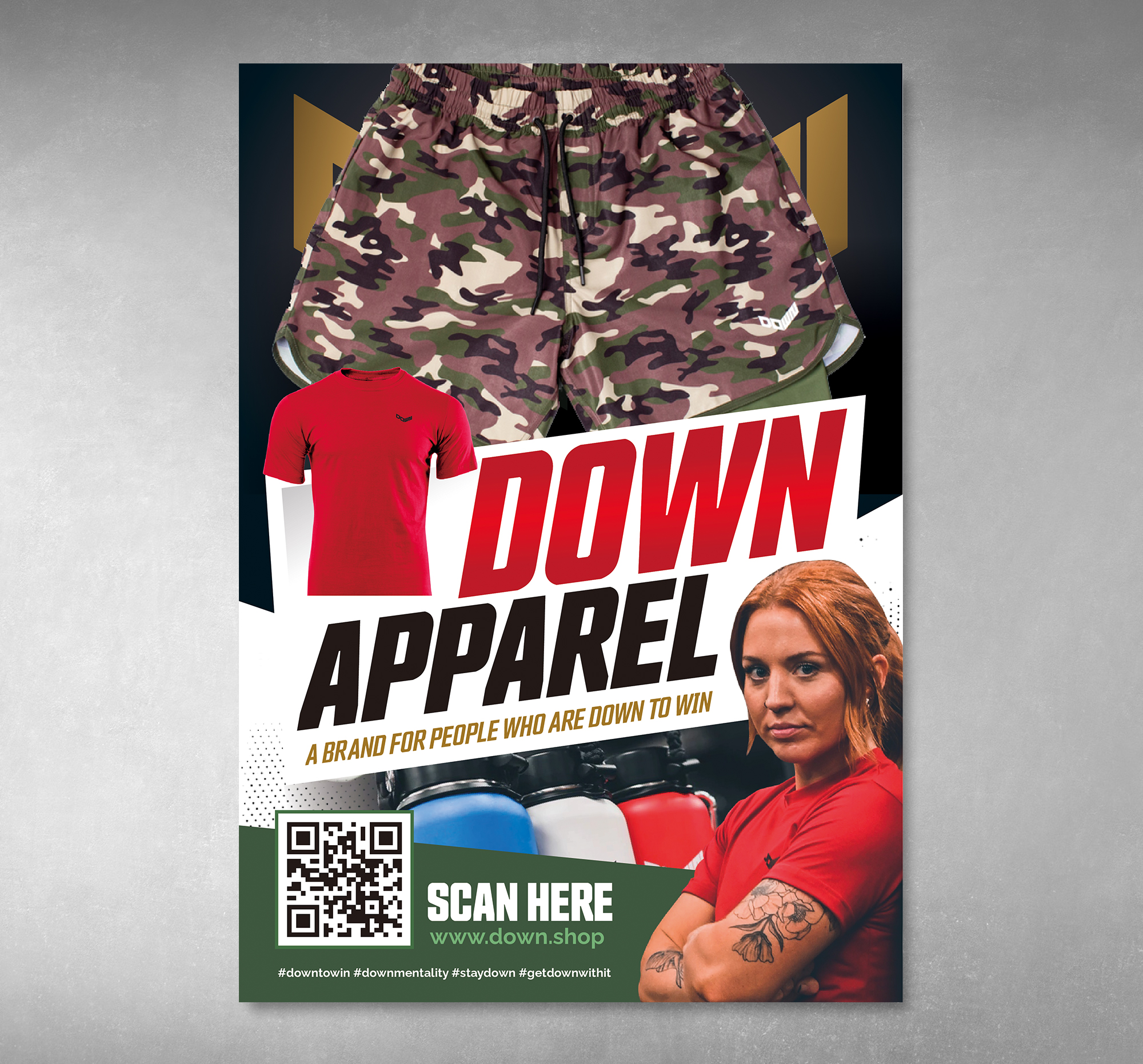 Flyer Design by Dzhafir for DOWN APPAREL | Design #30807026