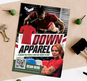 Diseño de Flyer por Dzhafir para DOWN APPAREL | Diseño: #30810933