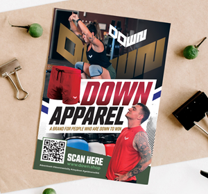 Diseño de Flyer por Dzhafir para DOWN APPAREL | Diseño: #30813529