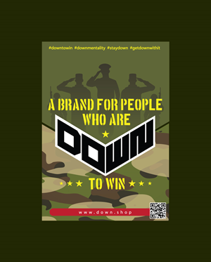 Diseño de Flyer por Cre@8ive.Colors para DOWN APPAREL | Diseño: #30810320