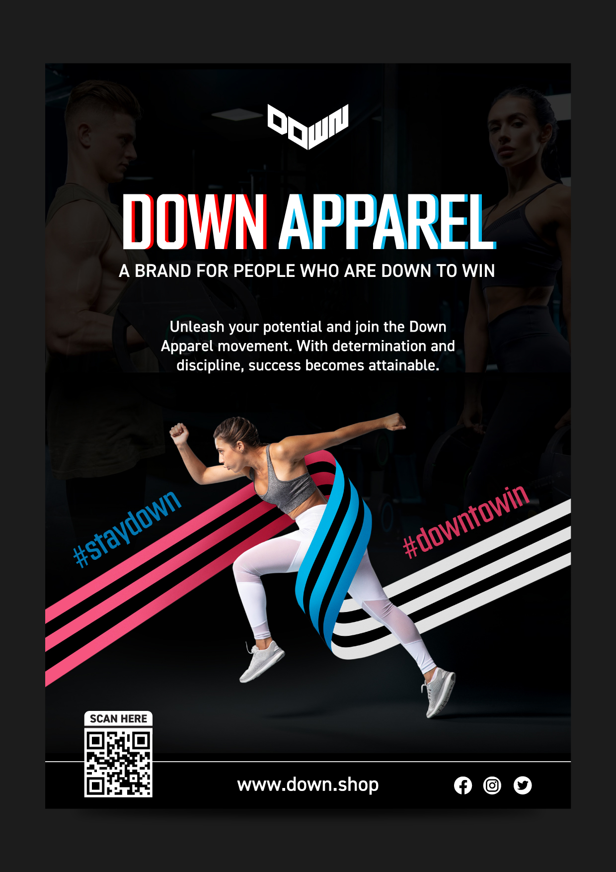 Design de Flyer par Jeewz pour DOWN APPAREL | Design #30800918