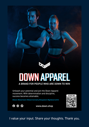 Design de Flyer par Jeewz pour DOWN APPAREL | Design : #30802287