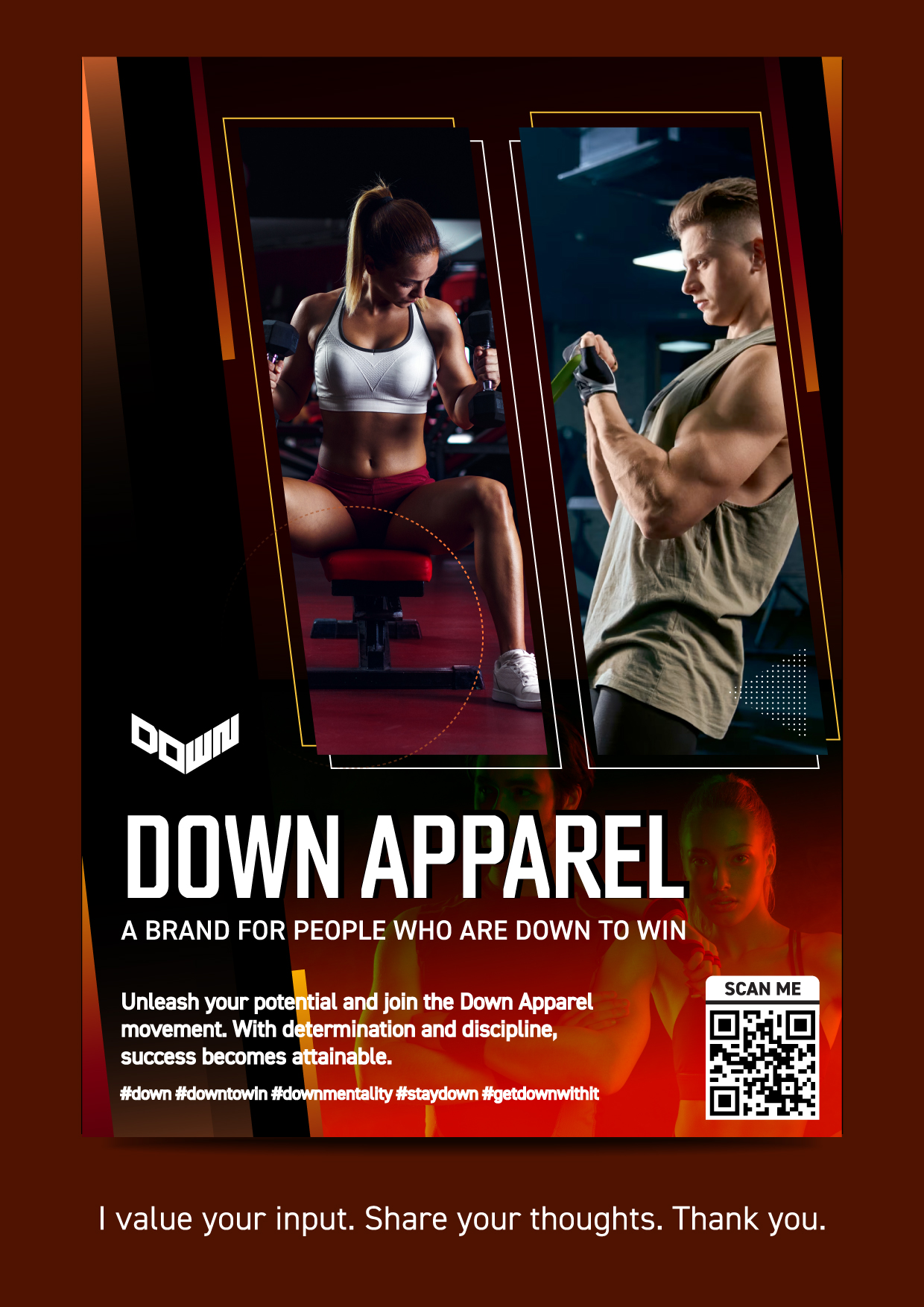 Flyer Design by Jeewz for DOWN APPAREL | Design #30802490