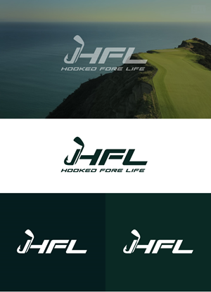 Logo Design by Sergio Coelho for Hooked Fore Life | Design: #30816403