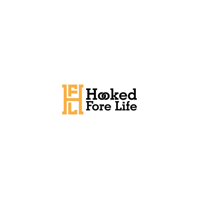 Logo Design by Jamal81 for Hooked Fore Life | Design #30827408