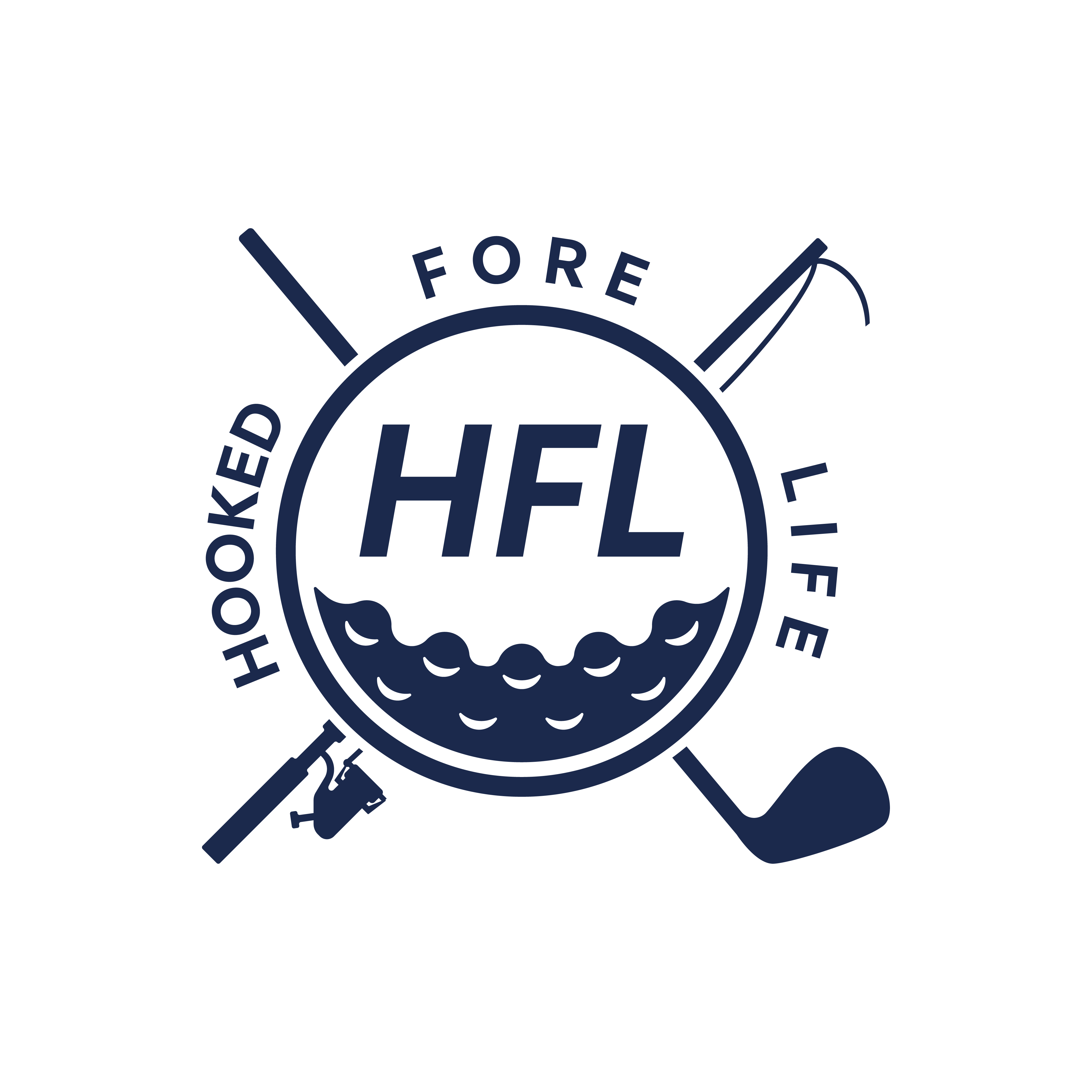 Logo Design by Choiresia.id for Hooked Fore Life | Design #30799899