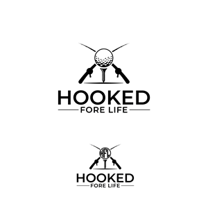 Logo Design by Designer Nayem for Hooked Fore Life | Design: #30799827