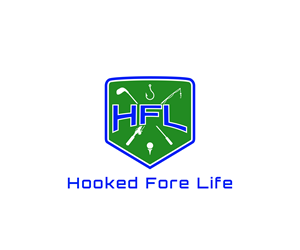 Logo Design by James J. for Hooked Fore Life | Design: #30809746