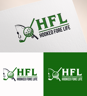 Logo Design by M Art & Design for Hooked Fore Life | Design: #30801188