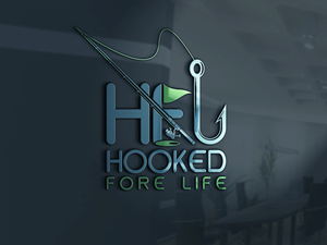 Logo Design by Shahriar H for Hooked Fore Life | Design: #30817802