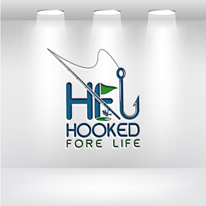 Logo Design by Shahriar H for Hooked Fore Life | Design: #30817803