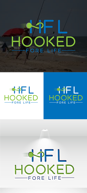 Logo Design by uzzal100 for Hooked Fore Life | Design #30800602
