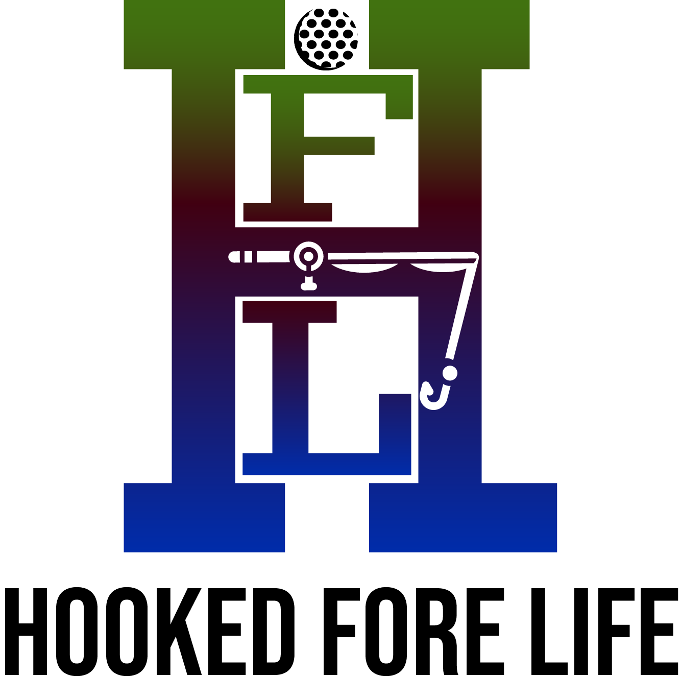 Logo Design by Shaan Parmar for Hooked Fore Life | Design #30816330