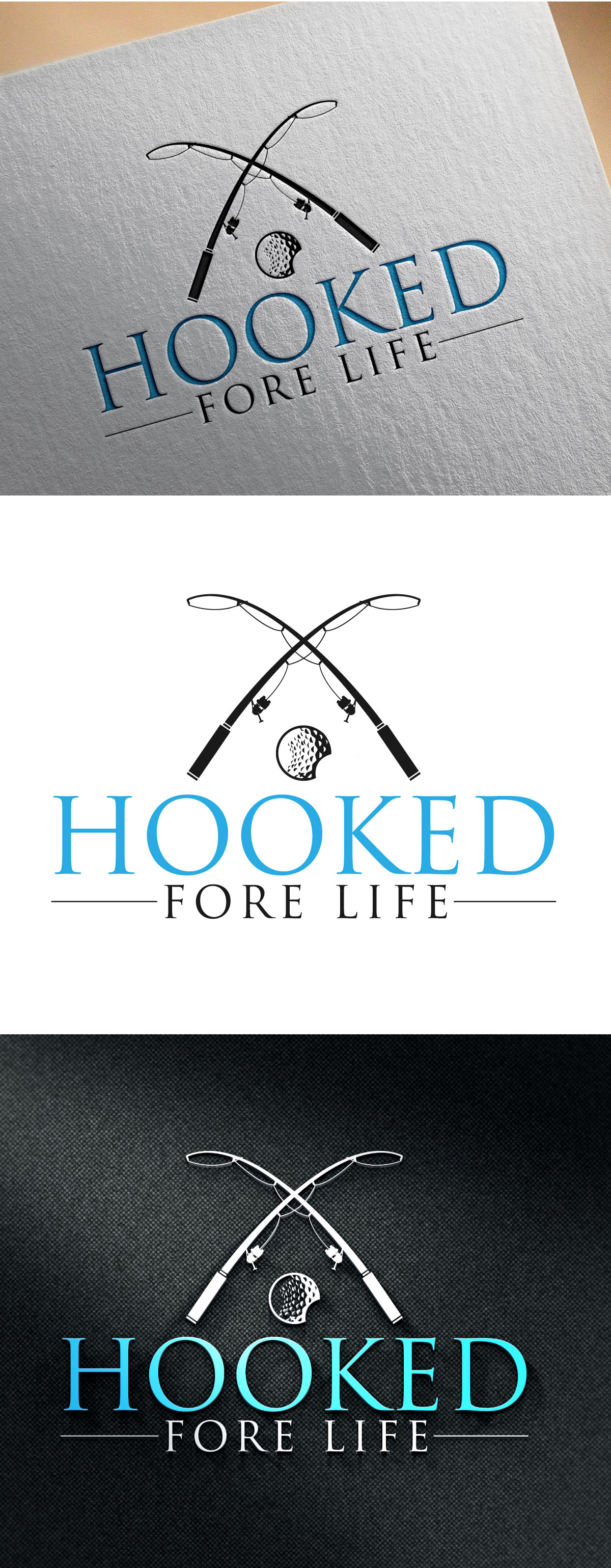 Diseño de Logo por Masum01 para Hooked Fore Life | Diseño #30807721
