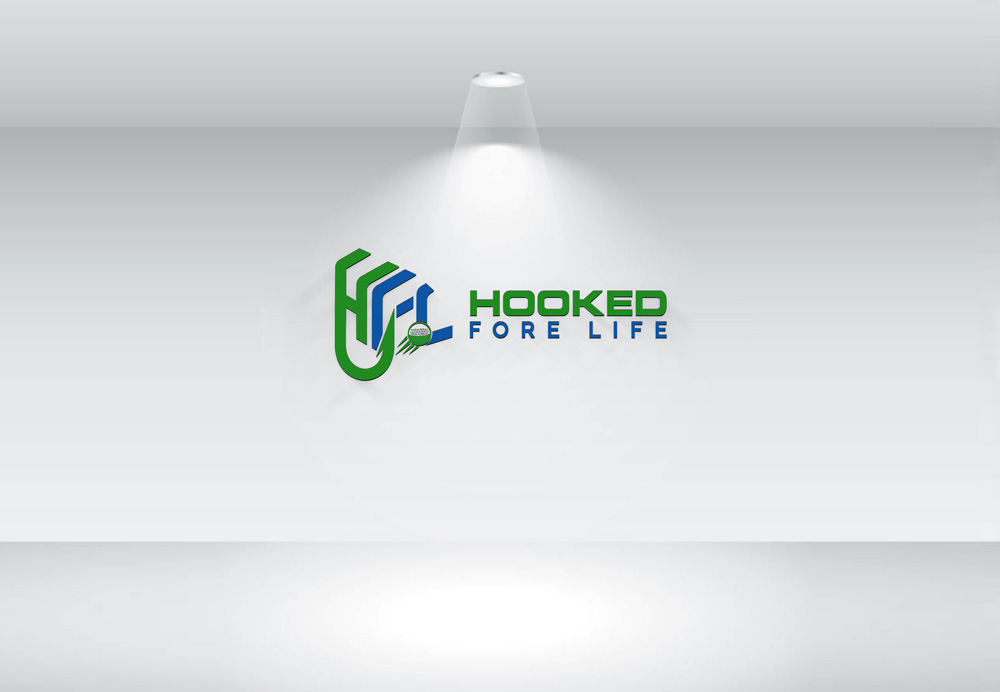 Logo Design by MaryLinda222 for Hooked Fore Life | Design #30817374