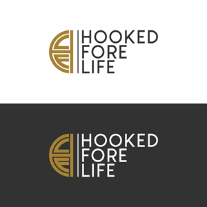 Logo Design by creative.bugs for Hooked Fore Life | Design: #30807346
