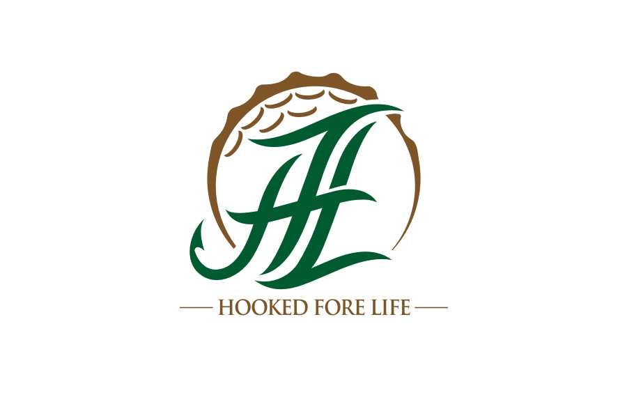 Logo Design by iamrady for Hooked Fore Life | Design #30831514